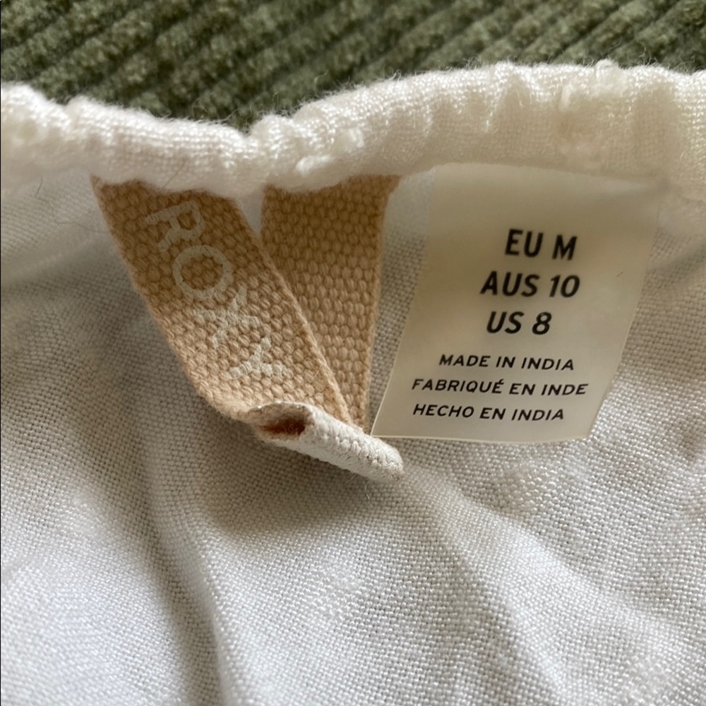 Roxy White Swiss Dot Tank Top - Picture 5 of 5